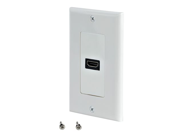 Startech Tête de Mur HDMI Femelle Blanche 1 Port 19 Broches Type A pour Installation Audiovisuelle