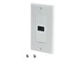 Startech Tête de Mur HDMI Femelle Blanche 1 Port 19 Broches Type A pour Installation Audiovisuelle