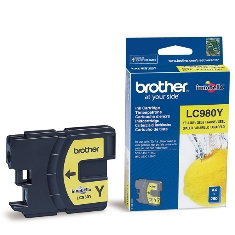 Brother LC980Y Cartouche d'encre Jaune Innobella Originale - 260 Pages