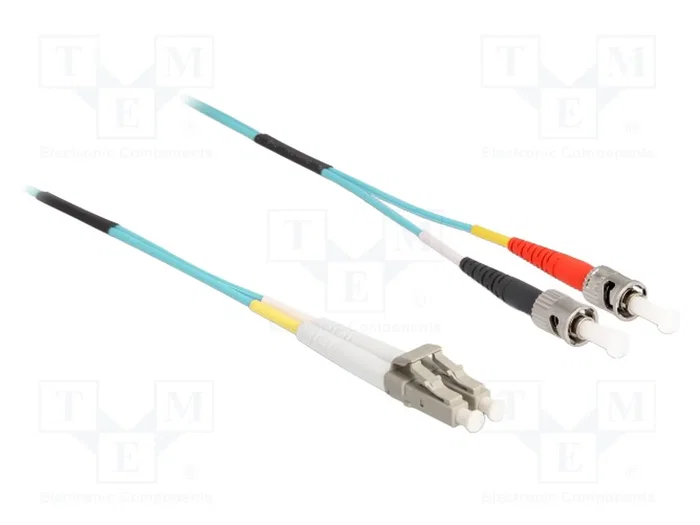 DELOCK Patch cord en fibre optique OM3 LC/PC, ST/PC 500mm DELOCK Patch cord en fibre optique OM3 LC/PC, ST/PC 500mm