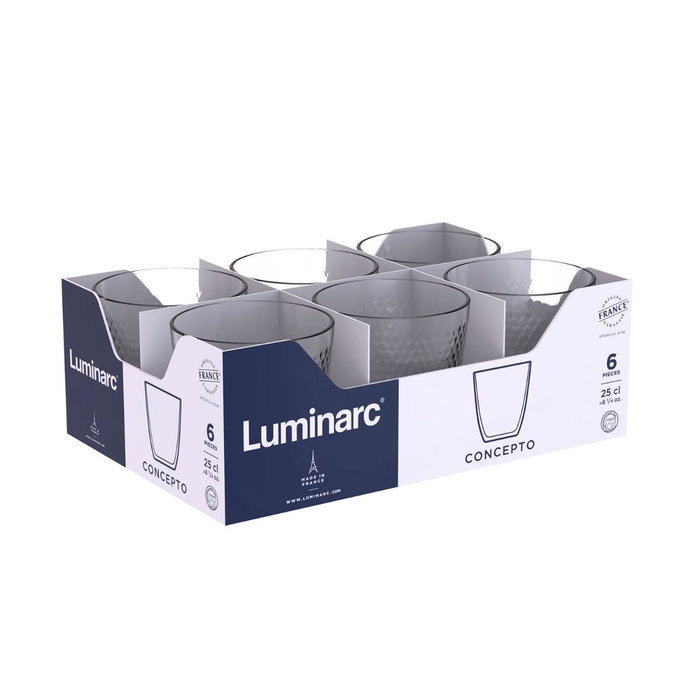 Luminarc Verre Bas Concepto 25 cL en Verre Transparent