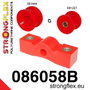StrongFlex Kit de silentblocks pour levier de changement et extension 086058B