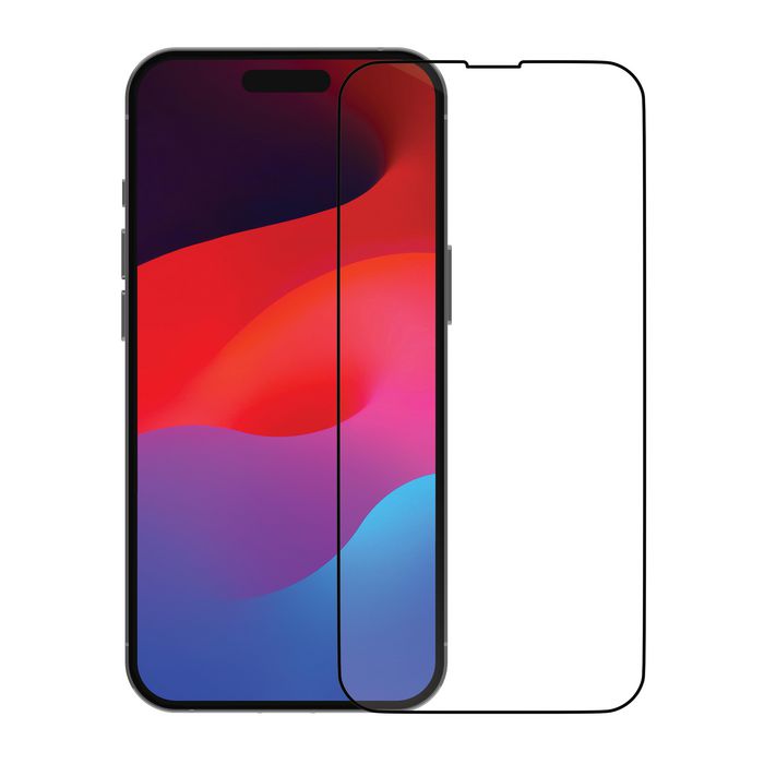 dbramante1928 Protection Écran iPhone 15 Pro Max - Film en rPET Recyclé 100% Recyclable, 9H, Bords Noirs, Antimicrobien, Antimicrobien et Anti-traces