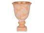 Ibergarden Copa Terracota Mediana Hojas 13x19,5 cm - Ciment, Marron - Pot de Fleur Décoratif (Set de 8)