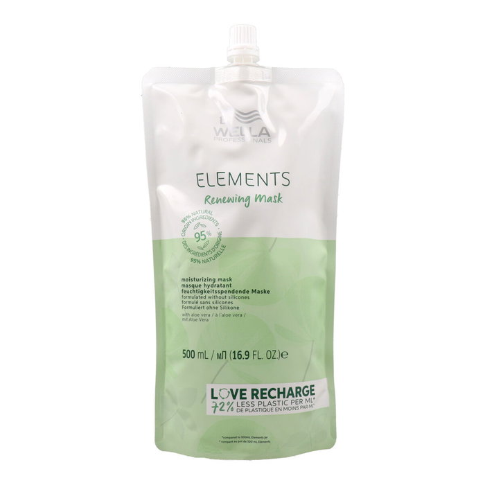 Masque pour cheveux Wella Elements 500 ml Hydratant Recharge Masque pour cheveux Wella Elements 500 ml Hydratant Recharge