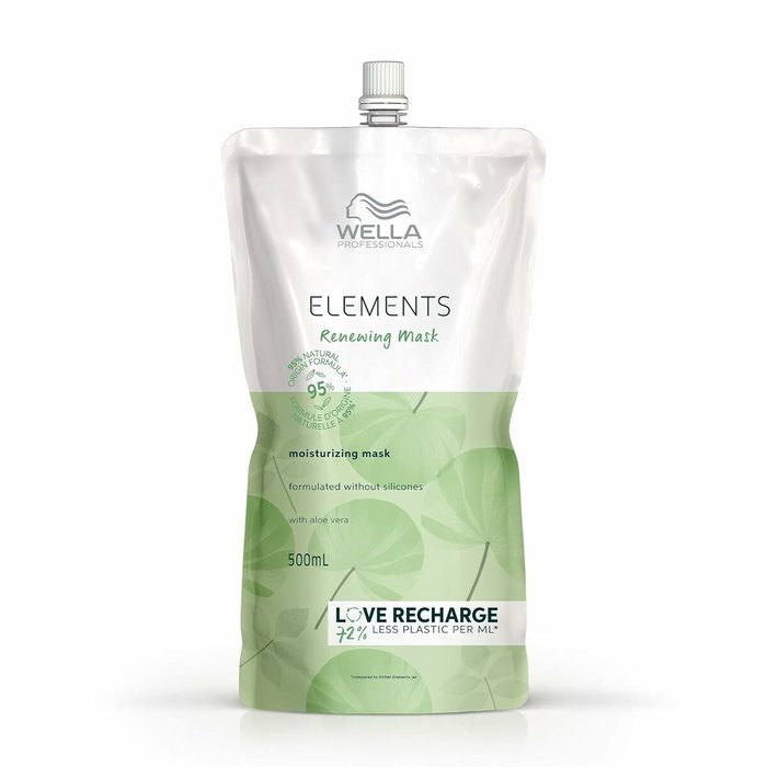 Masque pour cheveux Wella Elements 500 ml Hydratant Recharge Masque pour cheveux Wella Elements 500 ml Hydratant Recharge