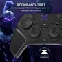 Turtle Beach Victrix Pro BFG Reloaded - Manette modulaire sans fil pour Playstation (PS4, PS5, PC) - Noir - Technologie Hall, Fightpad 6 boutons, gâchettes Clutch Triggers