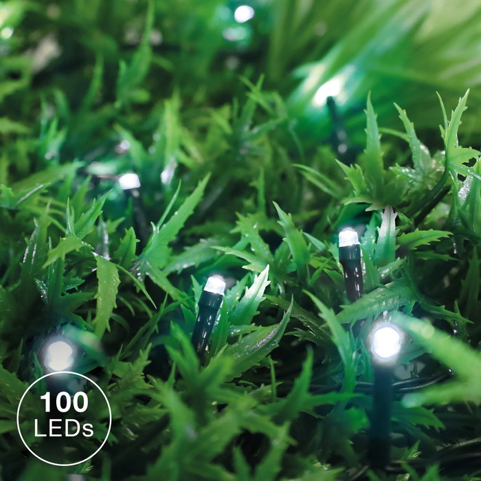 Bambasy Guirlande LED 10M Lumière froide 8 fonctions Bambasy Guirlande LED 10M Lumière froide 8 fonctions