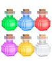 The Noble Collection Minecraft Réplique de Bouteille de Potion Lumineuse
