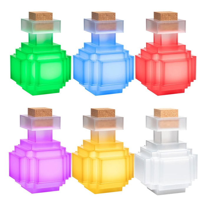 The Noble Collection Minecraft Réplique de Bouteille de Potion Lumineuse