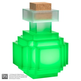 The Noble Collection Minecraft Réplique de Bouteille de Potion Lumineuse