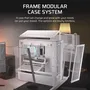 Corsair FRAME 4000D RS CC-9011313-WW - Boîtier PC Gamer Moyen-Tour Blanc - Système Modulaire - 3 Ventilateurs RS120 PWM - Compatible Radiateur 360 mm