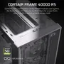 Corsair FRAME 4000D RS CC-9011313-WW - Boîtier PC Gamer Moyen-Tour Blanc - Système Modulaire - 3 Ventilateurs RS120 PWM - Compatible Radiateur 360 mm
