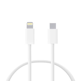 Câble Lightning Contact Blanc 1 m