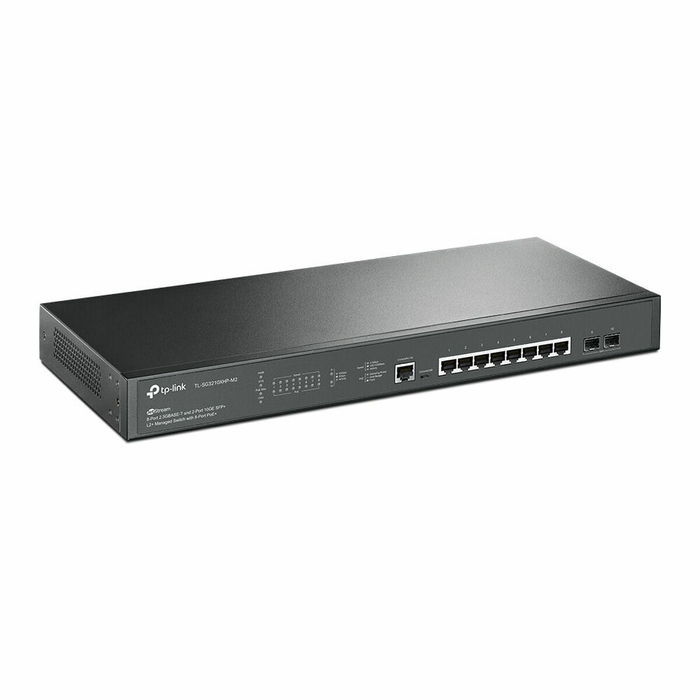 TP-LINK Switch Gigabit PoE+ managé 8 ports SFP TL-SG3210XHP-M2 - Noir