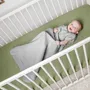 Ingenuity Gigoteuse d'Emmaillotage SwaddleMe Night Sack Sleeper en Coton, Oiseaux, TOG 2.5 de 3 à 18 Mois, Oeko-Tex, pour Changer Facilement