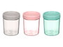 LEKNES Lot de 24 contenants en plastique de 700 ml transparents