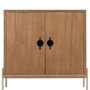 BigBuy Home Meuble d'Entrée AIKO Crème Naturel