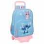 Cartable Lilo & Stitch Happy Bleu ciel 33 x 42 x 14 cm