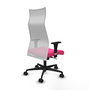Piqueras y Crespo Chaise de Bureau Albacete XL Rose et Blanc