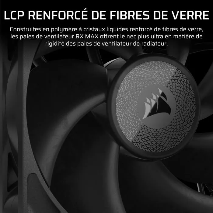 Corsair iCUE LINK RX140 MAX Kit de refroidissement liquide Noir Corsair iCUE LINK RX140 MAX Kit de refroidissement liquide Noir
