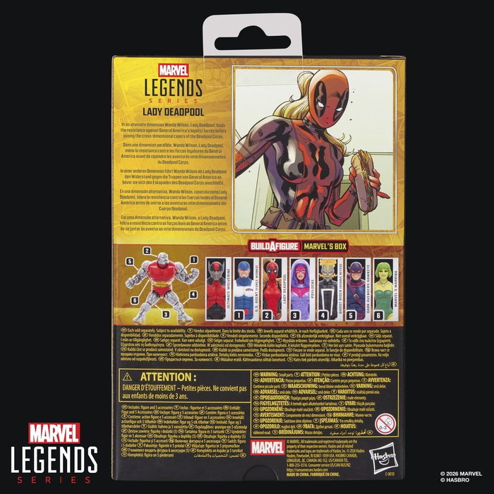 Hasbro Marvel Legends Lady Deadpool 15 cm Hasbro Marvel Legends Lady Deadpool 15 cm