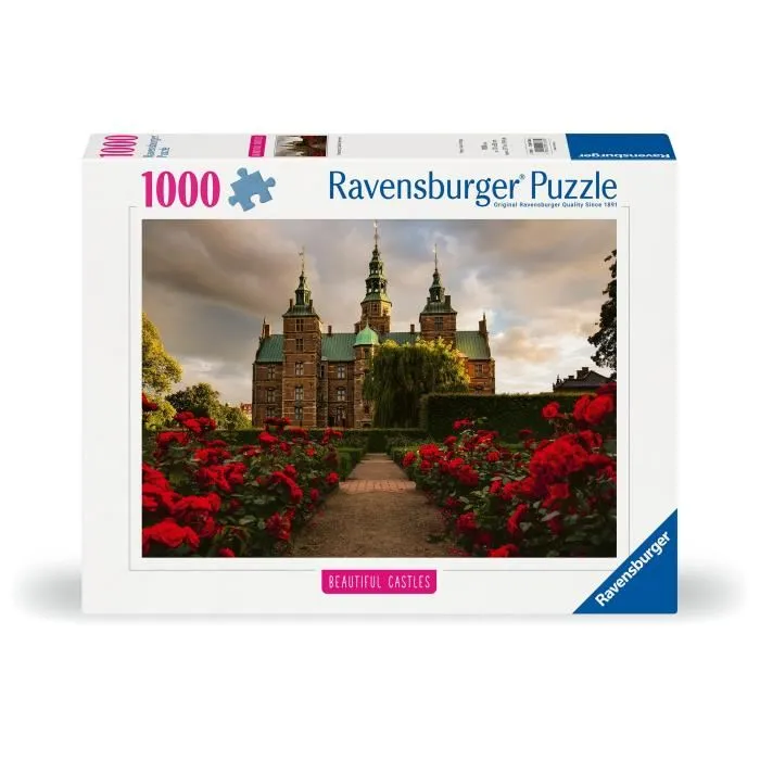Ravensburger Puzzle 1000 pièces - Château de Rosenborg, Danemark - Collection Highlight - À partir de 14 ans - Réf. 12001336 Ravensburger Puzzle 1000 pièces - Château de Rosenborg, Danemark - Collection Highlight - À partir de 14 ans - Réf. 12001336