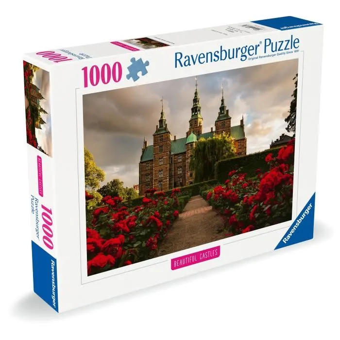 Ravensburger Puzzle 1000 pièces - Château de Rosenborg, Danemark - Collection Highlight - À partir de 14 ans - Réf. 12001336 Ravensburger Puzzle 1000 pièces - Château de Rosenborg, Danemark - Collection Highlight - À partir de 14 ans - Réf. 12001336