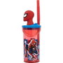 Licensing Verre 3D Spiderman 360ml avec paille