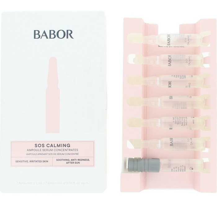 Babor Ampoules SOS Calmantes 14 ml pour Peaux Irritées et Stressées