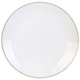 Home Deco Factory Plateau avec rebord doré 27 cm