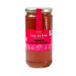 COMO UNA REINA Miel de Lavande dans Pot en Verre Premium 1000 Grammes