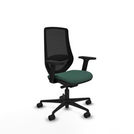 PIQUERAS Y CRESPO Chaise Mardos Synchrone/Traslack Vert foncé/Noir