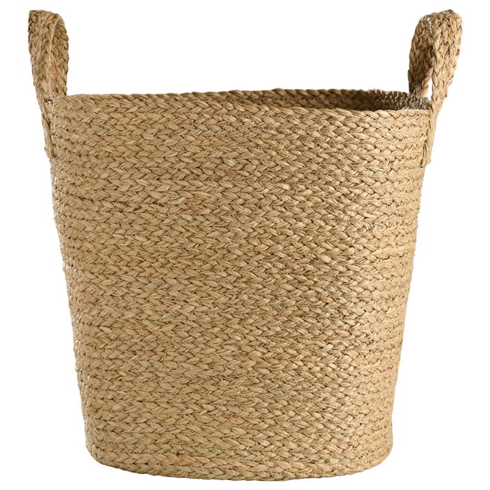 Day Cesta tressée en herbe marine avec anses 34x34 cm