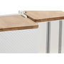 Home ESPRIT Salière avec couvercle Blanc Bambou Grès (Lot de 3)