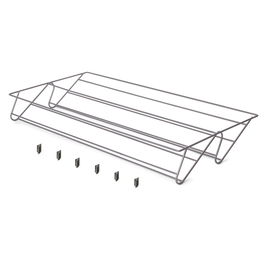 Emuca Tiroir à chaussures pour armoires et dressings Quartz, 740 (M90), Acier, Titane