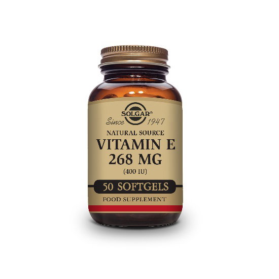 SOLGAR Vitamine E 400UI (268mg) 50 capsules molles végétales SOLGAR Vitamine E 400UI (268mg) 50 capsules molles végétales