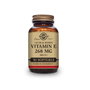 SOLGAR Vitamine E 400 UI 268 mg 50 Capsules Molles Végétales