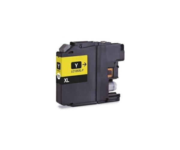 Dayma Cartouche d'encre compatible LC125 Jaune pour Brother Dayma Cartouche d'encre compatible LC125 Jaune pour Brother