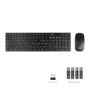 Tooq Ensemble Clavier et Souris Slim Sans Fil Noir