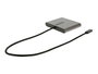 StarTech.com Adaptateur USB-C vers 4 HDMI USBC2HD4 - Hub graphique externe 4 écrans Full HD 1080p 60Hz, Windows 10, aluminium gris
