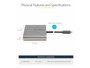 StarTech.com Adaptateur USB-C vers 4 HDMI USBC2HD4 - Hub graphique externe 4 écrans Full HD 1080p 60Hz, Windows 10, aluminium gris