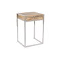 Jeu de 2 tables Home ESPRIT Marron Argenté Naturel Acier Bois de manguier 45,5 x 41 x 66,5 cm