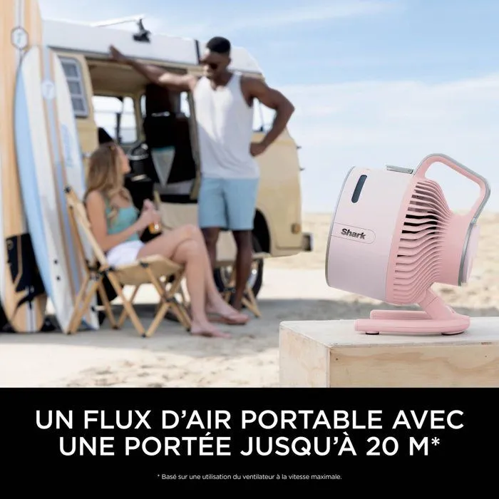 Shark FlexBreeze HydroGo FA050EUPK Ventilateur brumisateur Quartz