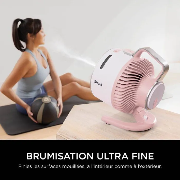 Shark FlexBreeze HydroGo FA050EUPK Ventilateur brumisateur Quartz