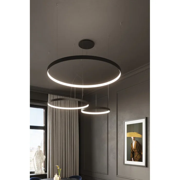 Lampe suspendue LED Circulaire SOL-TH RIO 55 3000K, 40mm x 8mm Minimaliste Fabrication Polonaise