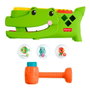 Fisher-Price Cocodrilo Jouet À Marteau Et À Pousser, Peluche Avec Balles, 6 Mois Et Plus