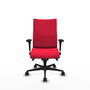 Piqueras Y Crespo Chaise Albacete confidente, Rouge, Mécanisme Synchrone, Bras 1D