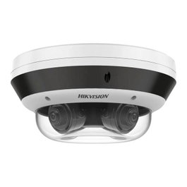 Hikvision PanoVu Caméra de sécurité IP 4 lentilles 4 MP 2688 x 1520 Blanc/Noir