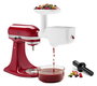 Kitchenaid 5KSMFVSFGA Set de 2 accessoires pour robot ménager - Hachoir à viande 5FGA et moulin à légumes 5FVSP pour purées et préparations culinaires